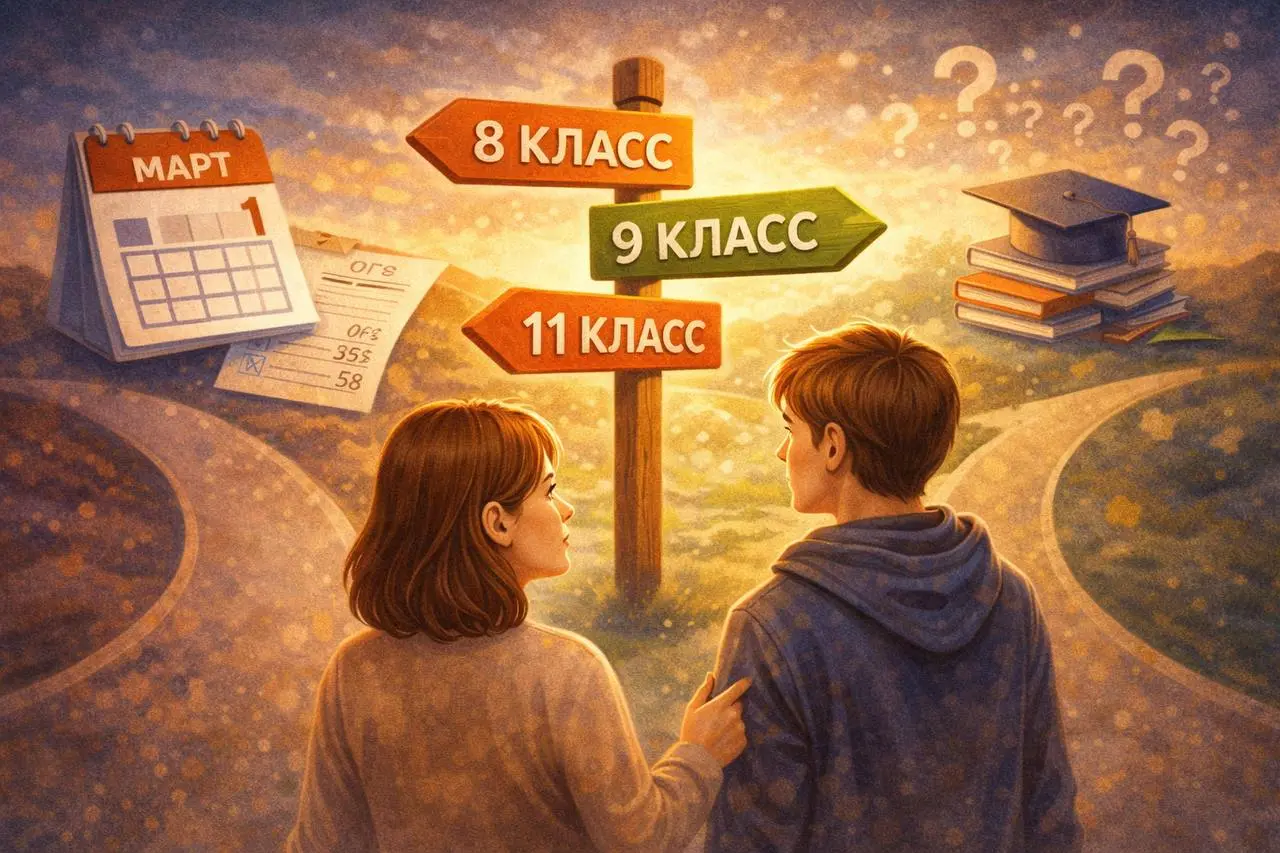 Нам рано думать о будущем
Самая частая мысль родителей перед тем, как записаться:
«Ну… у нас ещё есть время»
8 класс.
9 класс.
Иногда даже 10.
Кажется, что профориентация — это что-то “на потом” | Сетка — социальная сеть от hh.ru