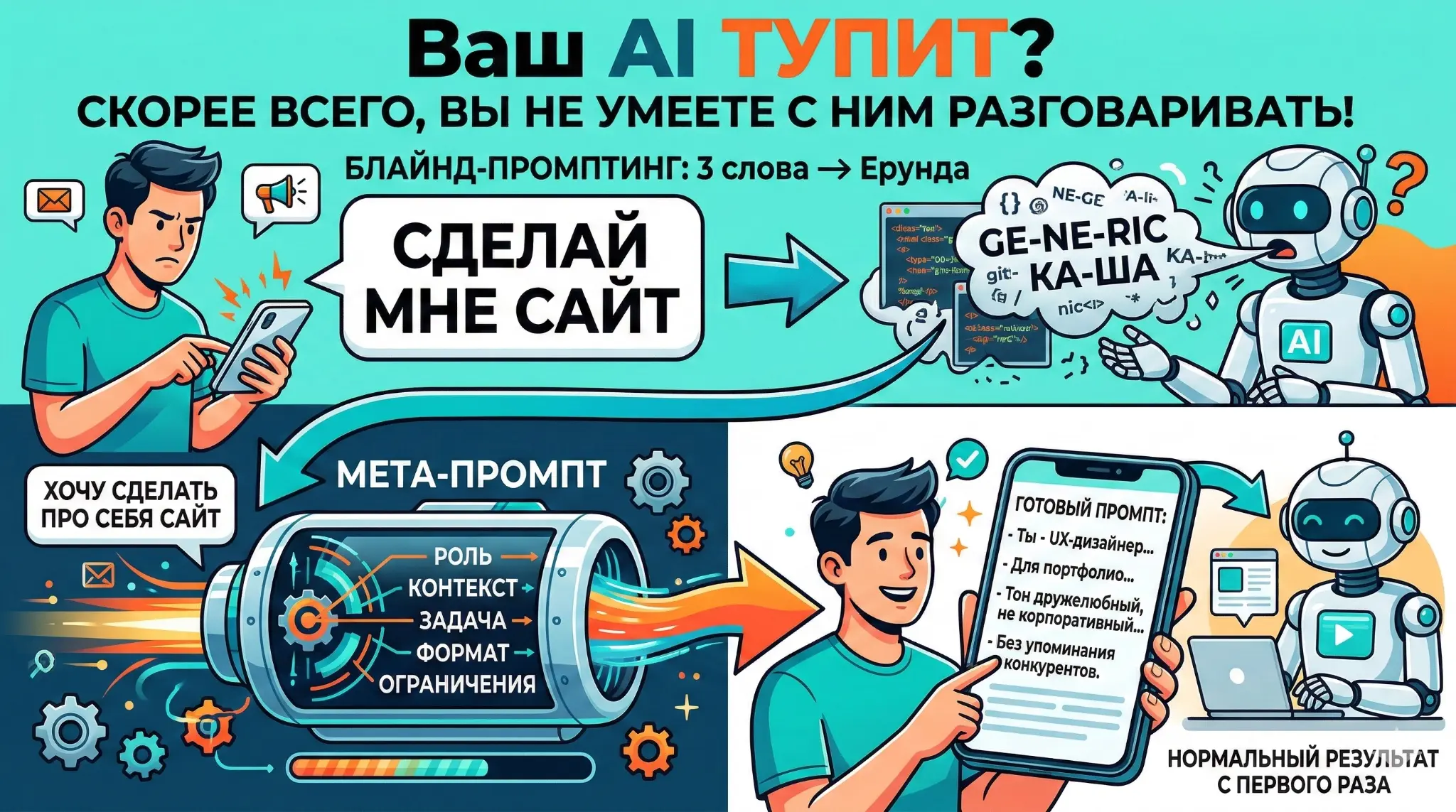 LLM вас не понимает? Она и не должна:) | Сетка — социальная сеть от hh.ru