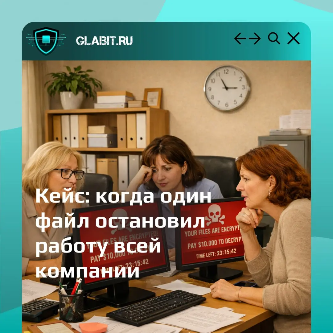 Кейс: когда один файл остановил работу всей компании
А вы знаете, что произойдёт с вашим бизнесом, если завтра станет недоступна бухгалтерия или база клиентов?
Не в теории — на практике: кто принимает... | Сетка — социальная сеть от hh.ru