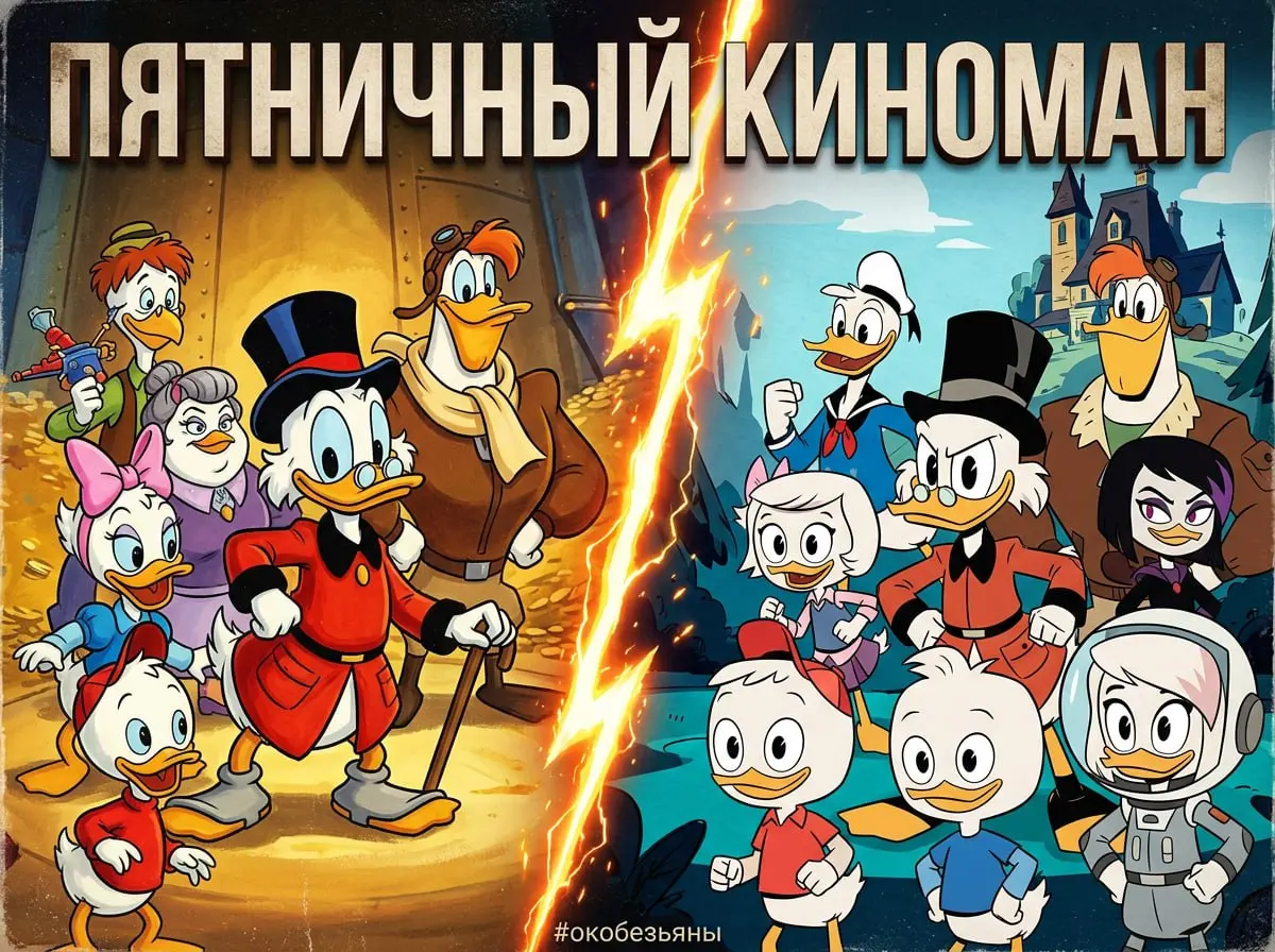 🎬 Пятничный киноман: Утиные истории
Есть вещи, которые помнишь не потому что они были лучшими. А потому что они были первыми своего рода. Утиные истории для меня именно такие | Сетка — социальная сеть от hh.ru