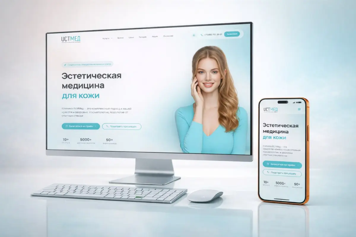Сайт косметологической клиники | Сетка — социальная сеть от hh.ru