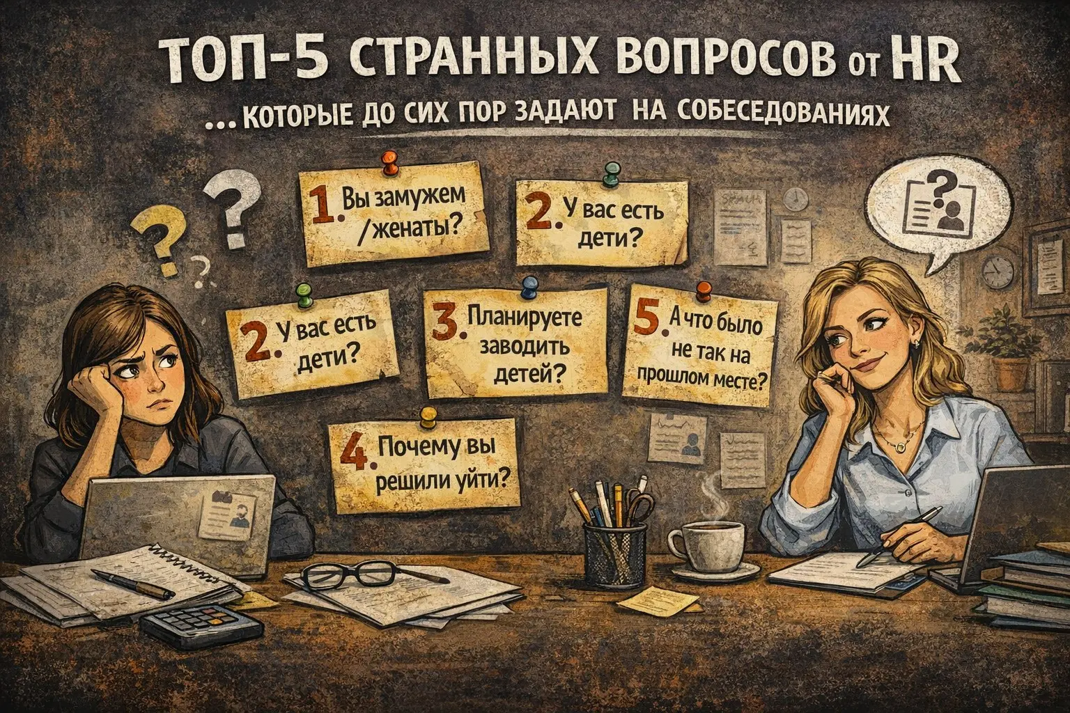Топ-5 странных вопросов от HR, которые до сих пор задают на собеседованиях
Вчерашний пост вызвал много эмоций — и это ожидаемо.
Поэтому сегодня хочу посмотреть на тему с другой стороны | Сетка — социальная сеть от hh.ru