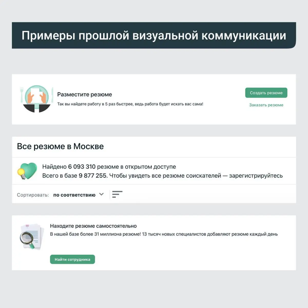 В нашей команде дизайна в SuperJob мы продолжаем применять практику рассказа дизайнерами о своей работе в форме постов в группе SuperJob Дизигн в Телеграм
Сегодня с нами Мария Чернихова – коммуникацио... | Сетка — социальная сеть от hh.ru