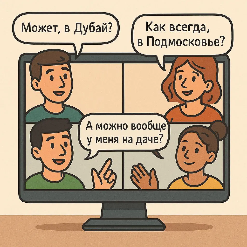 ❓ Что лучше выбрать для командной сессии: офлайн или онлайн? | Сетка — социальная сеть от hh.ru