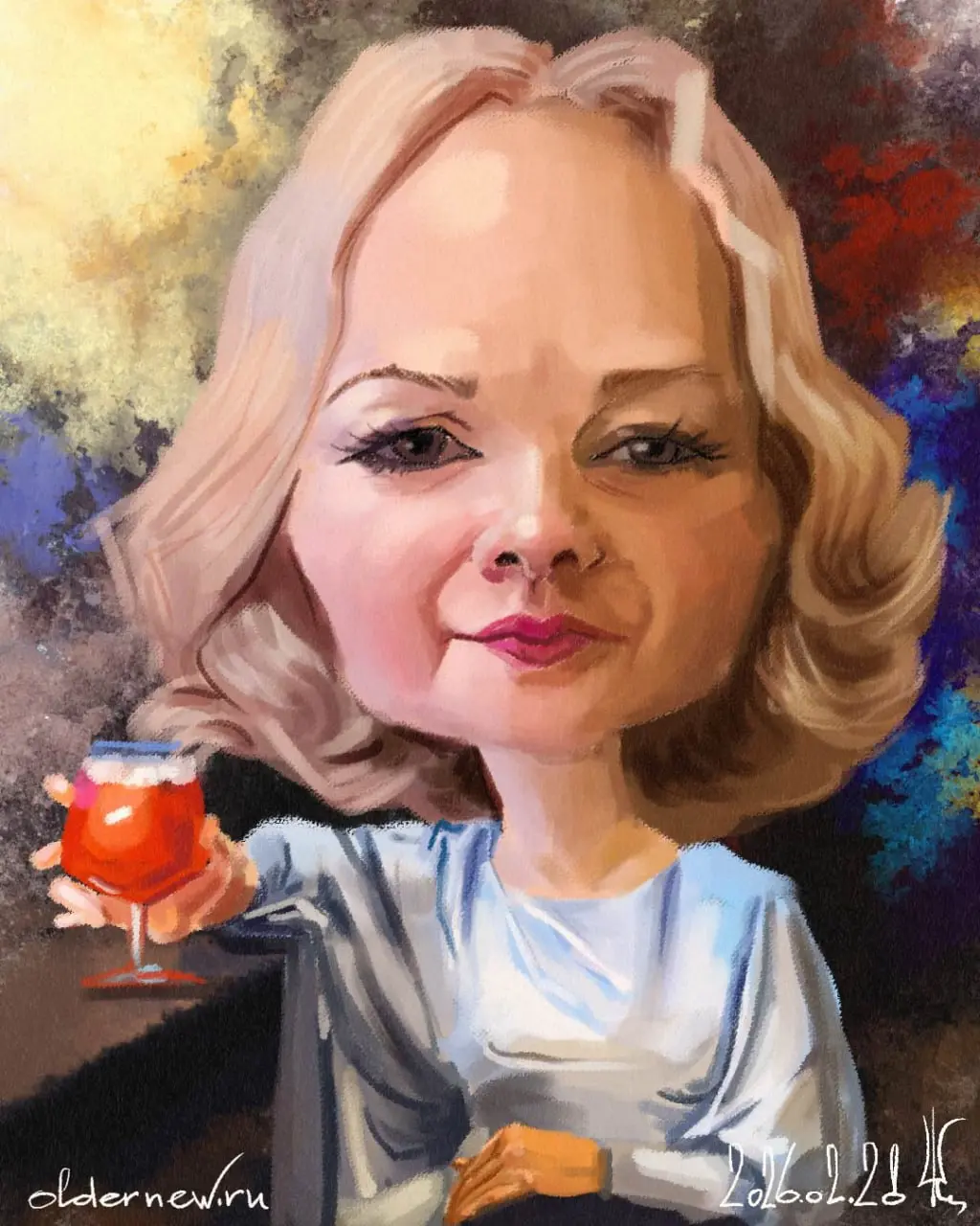 Сюрприз!
Для моей подписчицы Ирины.
"Не кОрысти ради, а [практики] для"©😂😂😇.
Заинтересовало лицо и складки платья...😎
 | Сетка — социальная сеть от hh.ru