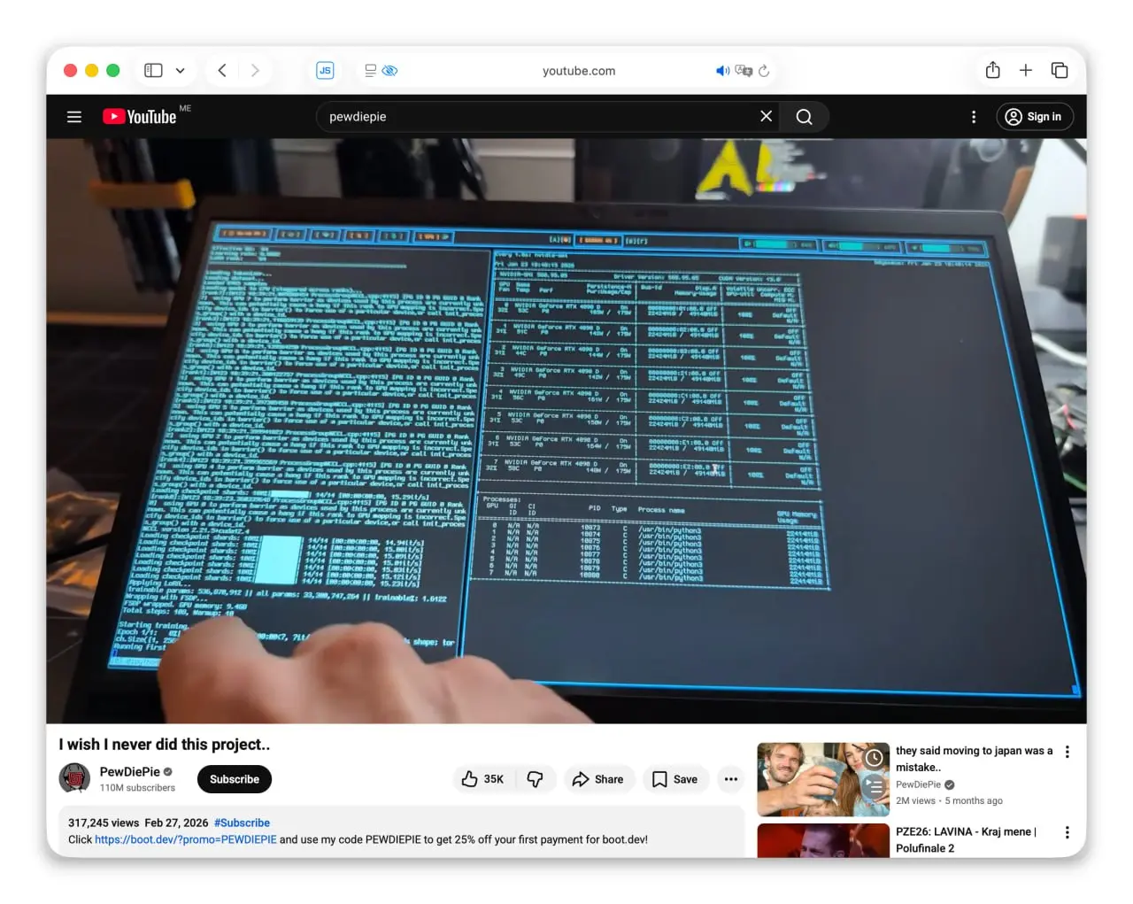 PewDiePie победил ChatGPT: легенда YouTube обучил собственную модель, которая пишет код лучше нейронки OpenAI.
Феликс взял за основу Qwen-2.5-Coder и опирался на методы обучения DeepSeek | Сетка — социальная сеть от hh.ru