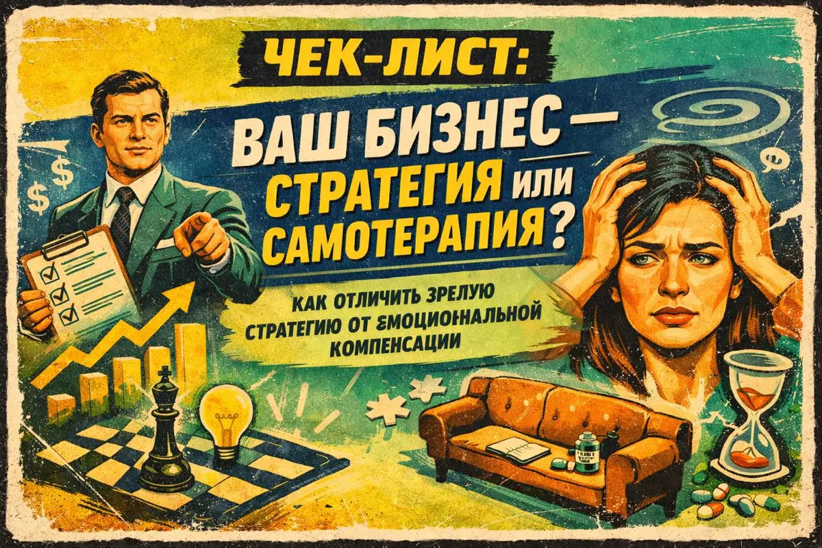 Чек-лист для фаундера: ваш бизнес — стратегия или самотерапи | Сетка — социальная сеть от hh.ru