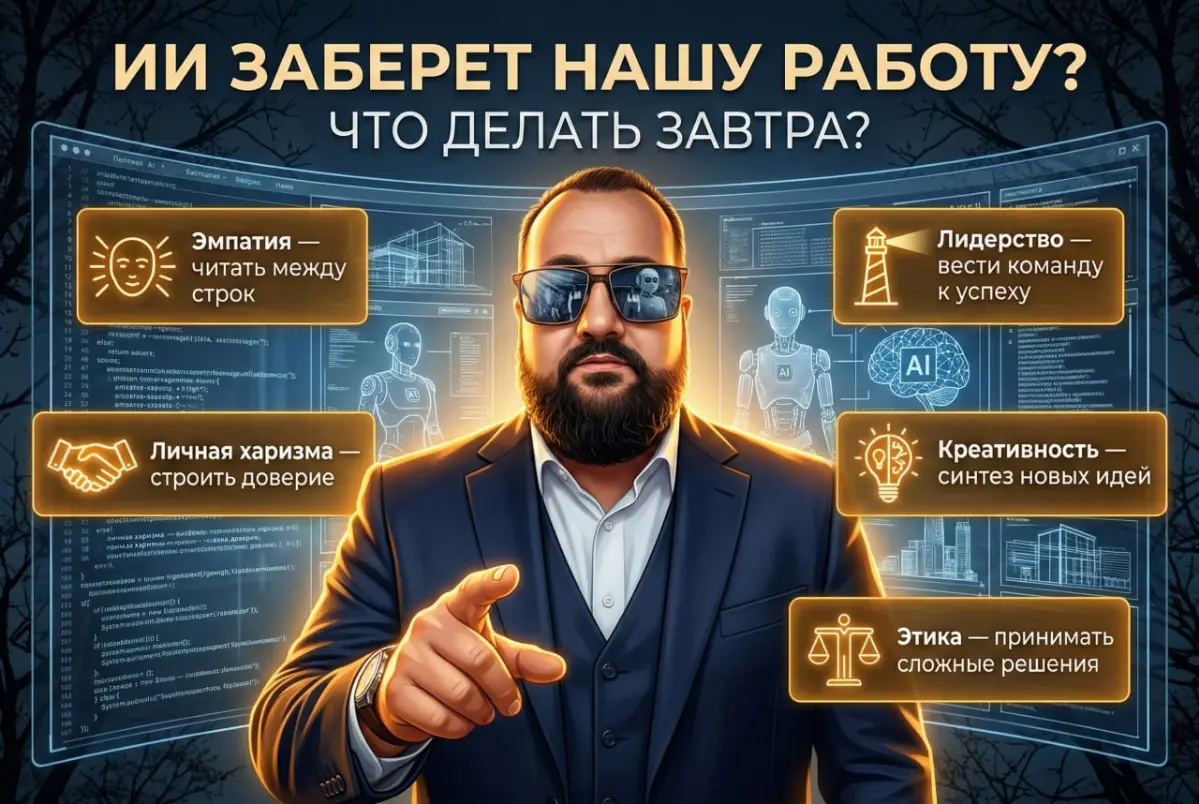 ИИ заберет нашу работу? Что делать завтра? | Сетка — социальная сеть от hh.ru
