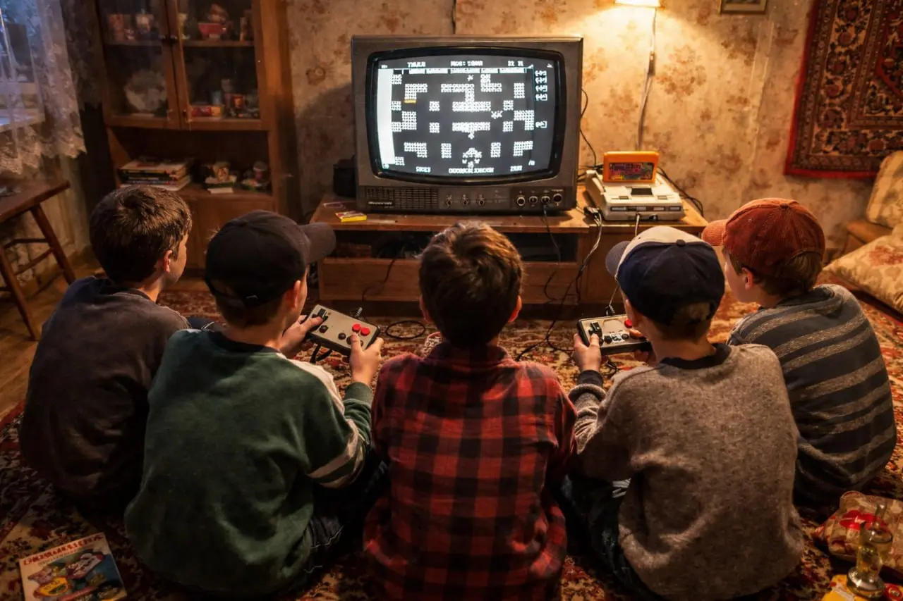 Retrogamecenter - мультиплеер для старых игр
Представьте, комната в общаге, черно-белый телевизор по центру, несколько пацанов 10–12 лет на полу, джойстики с проводами, которые вечно путаются | Сетка — социальная сеть от hh.ru