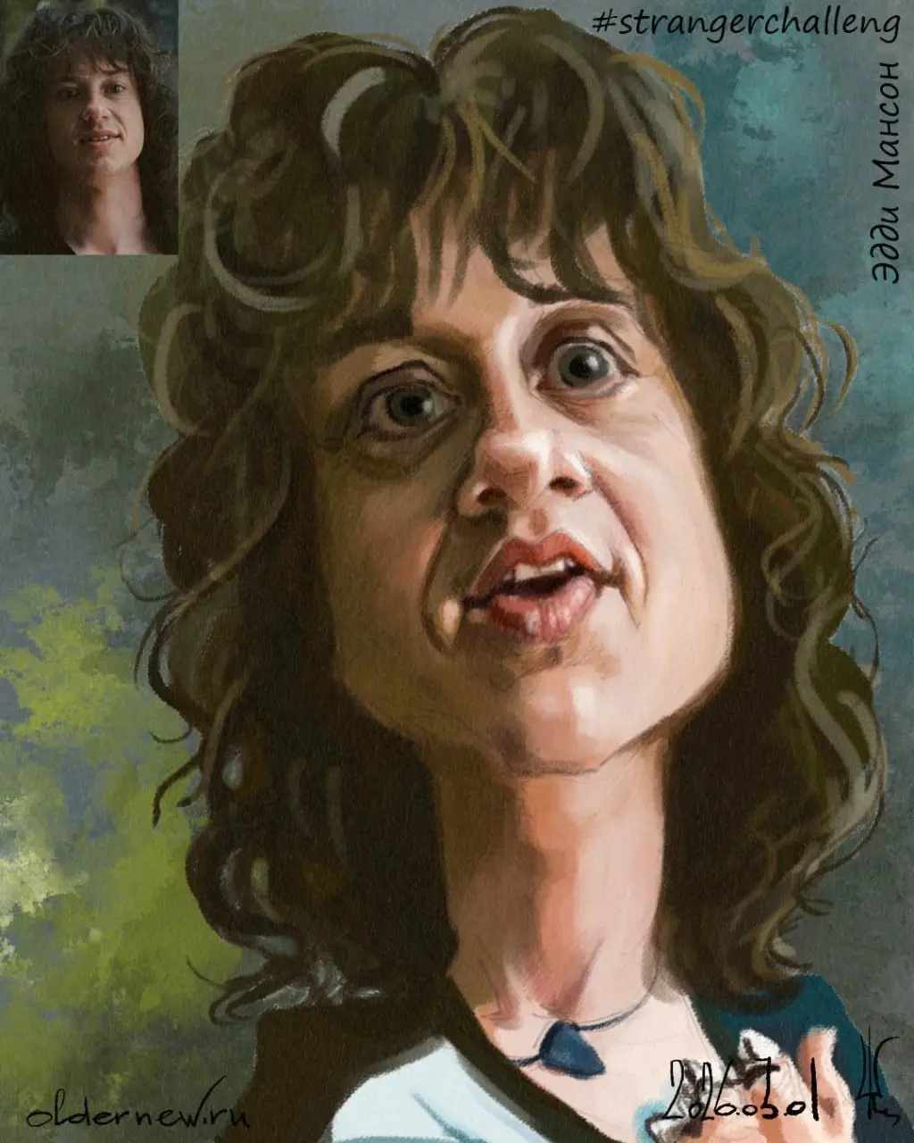 10 — Эдди Мансон из вселенной "Очень странные дела".
В исполнении Джозеф Куинн (Joseph Quinn).
Для марафона #strangerchalleng от @butovart
 | Сетка — социальная сеть от hh.ru