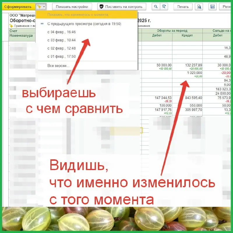 🫐 Авто-Крыжовник: Что изменилось в ОСВ по счёту?
Бесплатное расширение для 1С:БП 3.0 и 1С:УХ 1.3 | Сетка — социальная сеть от hh.ru