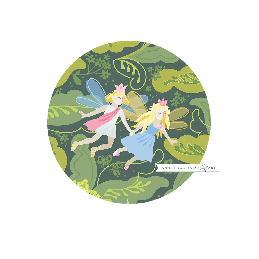 Весна идет! Бесшовный принт по мотивам сказки "Дюймовочка" | Сетка — социальная сеть от hh.ru