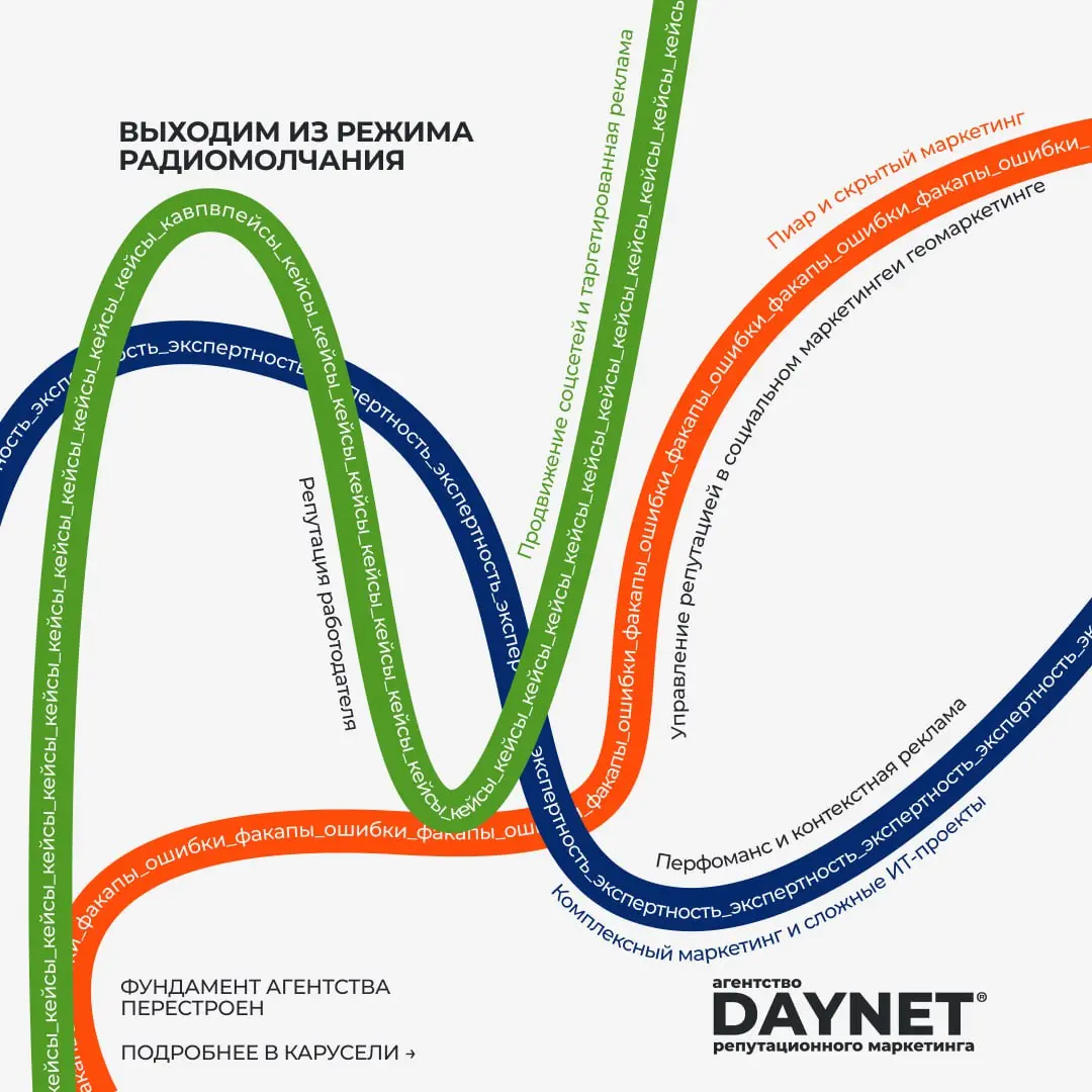 Выходим из режима радиомолчания: что сейчас происходит в DAYNET?
Последние два месяца в наших соцсетях было непривычно тихо (если не считать дежурного поздравления с 23 февраля) | Сетка — социальная сеть от hh.ru