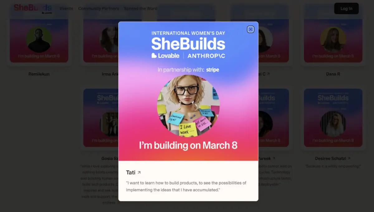 Всем привет. Есть те кто интересуются вайбкодингом?
https://lovable.dev/
8 марта Lovable будет полностью бесплатным в течение 24 часов благодаря платформе Anthropic | Сетка — социальная сеть от hh.ru
