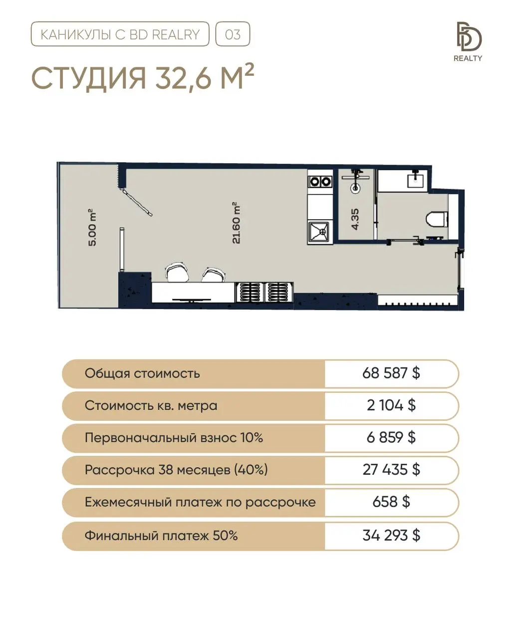 Отправляйтесь на каникулы от платежей вместе с Alliance Group и BD Realty 🏝️
Пока другие суетятся с ежемесячными взносами – вы отдыхаете и наблюдаете, как капитализируется ваша квартира | Сетка — социальная сеть от hh.ru