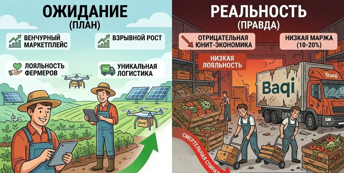 🥬 Смерть на грядке: Как сжечь $38 млн и проиграть овощам. | Сетка — социальная сеть от hh.ru