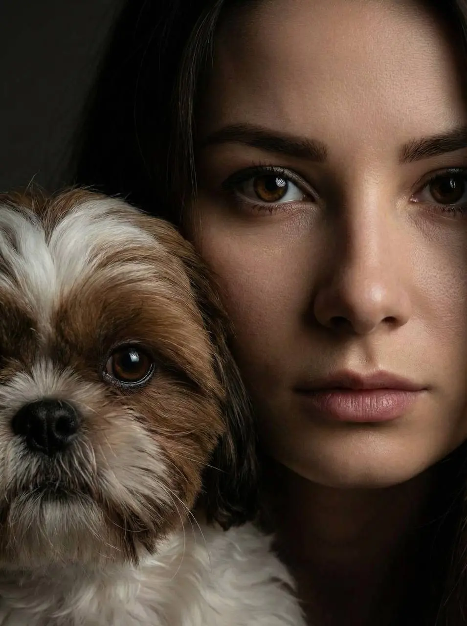 Photorealistic cinematic close-up portrait.
IMPORTANT:
Use the EXACT reference portrait of the woman.
Do NOT change facial features.
Do NOT change face shape | Сетка — социальная сеть от hh.ru