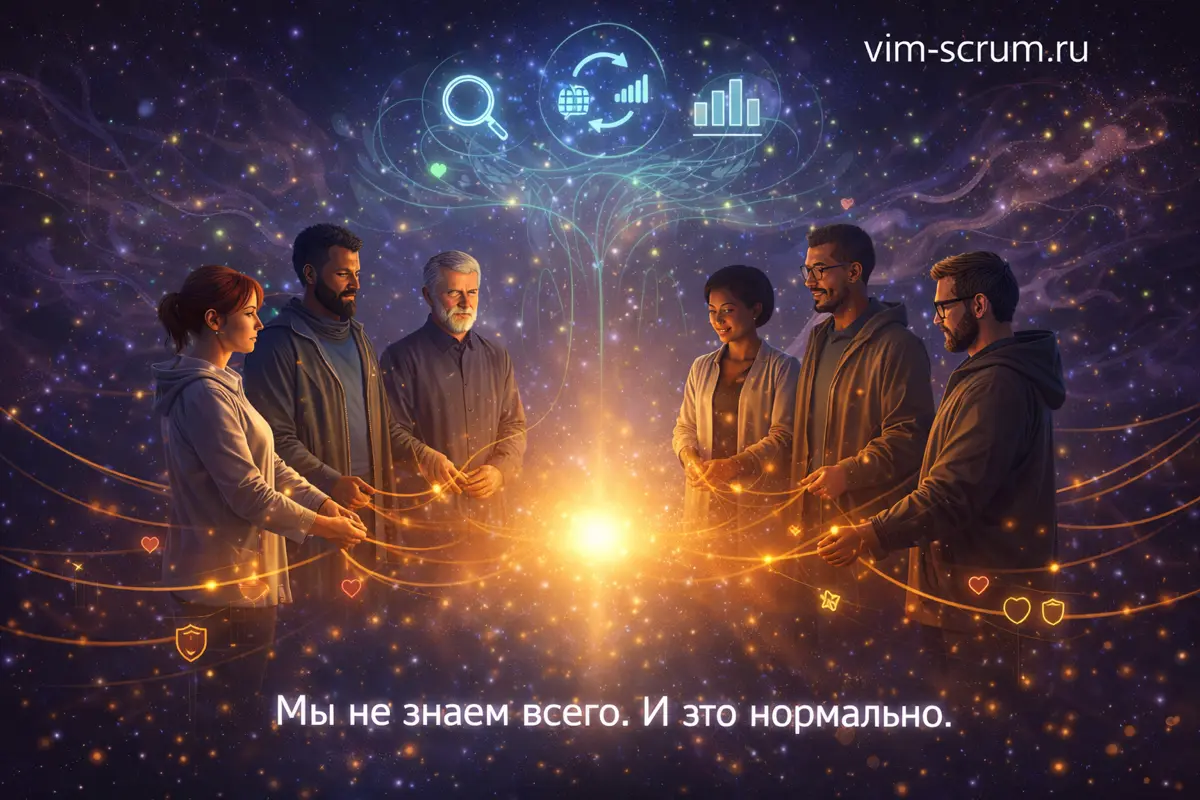 Обновление Скрам: смирение, доверие, открытость. Часть 11 | Сетка — социальная сеть от hh.ru
