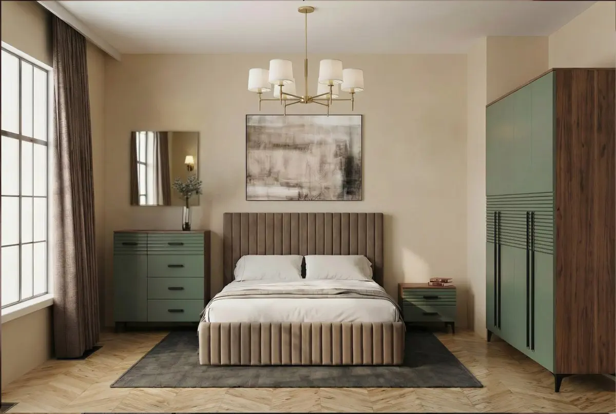 Спальня Ева: нежность, которая с тобой каждую ночь 🌙✨
Главный герой этой спальни — кровать Ева от фабрики Woodline | Сетка — социальная сеть от hh.ru