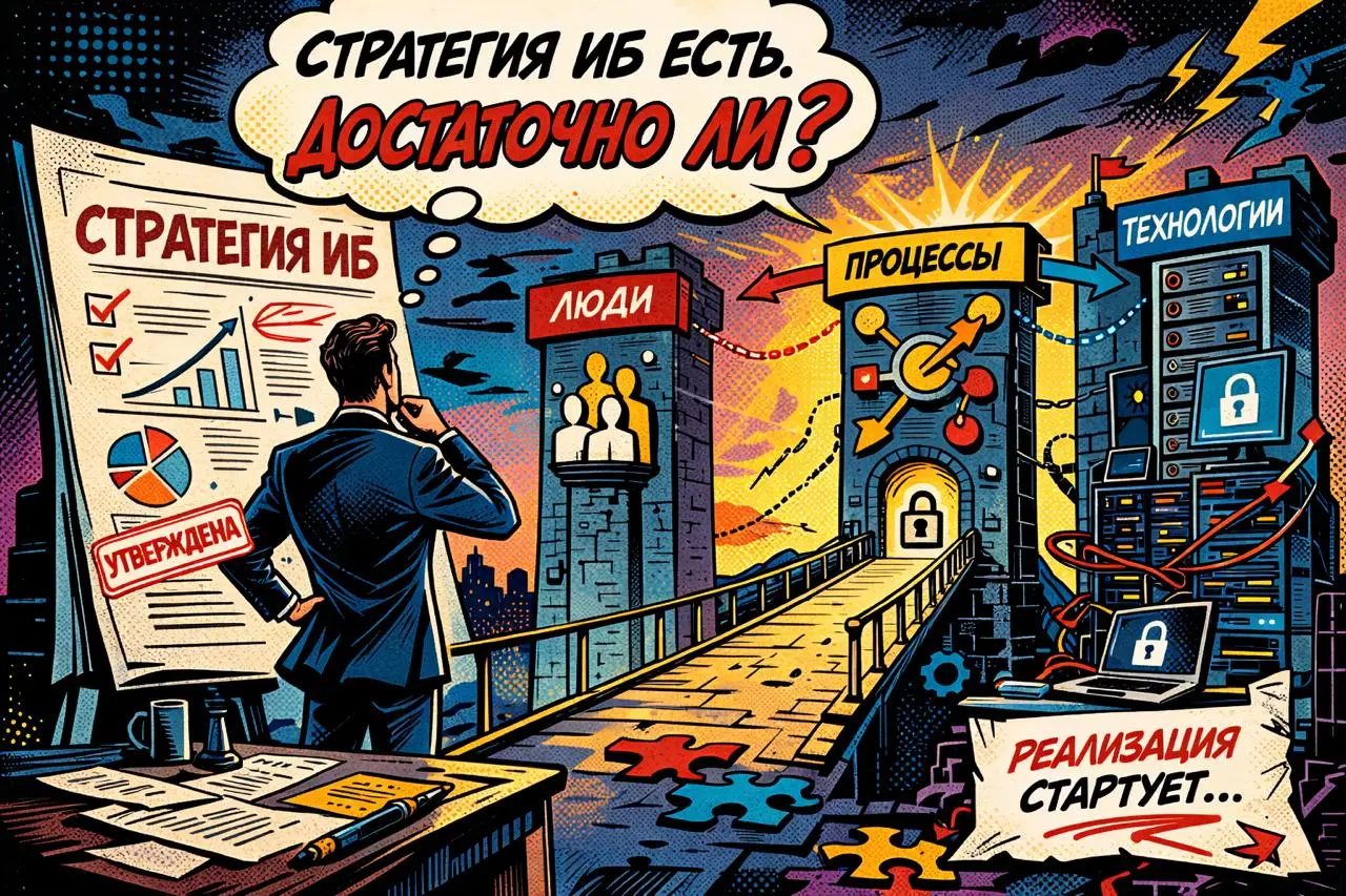 Стратегия есть. Достаточно ли?
В последние месяцы мы с вами говорили о том как выстраивать стратегию информационной безопасности | Сетка — социальная сеть от hh.ru