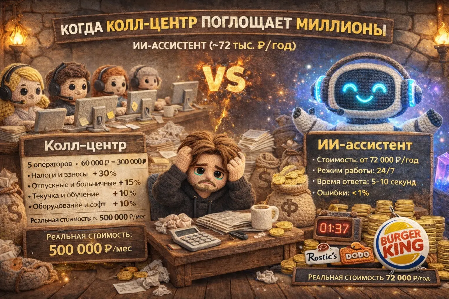 Почему колл-центры съедают миллионы на рынке общепита | Сетка — социальная сеть от hh.ru