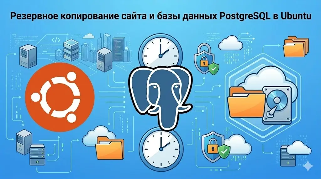 Резервное копирование сайта и БД PostgreSQL в Ubuntu | Сетка — социальная сеть от hh.ru