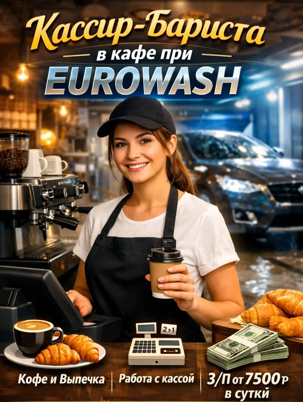 КАССИР-БАРИСТА
5 000₽/смена - 8 000₽/смена
кафе при автокомплексе EUROWASH
• Москва, м. Цветной бульвар
• Рестораны/Кафе
• +79161656795
В этом посте были ссылки, но мы их удалили по правилам Сетки | Сетка — социальная сеть от hh.ru