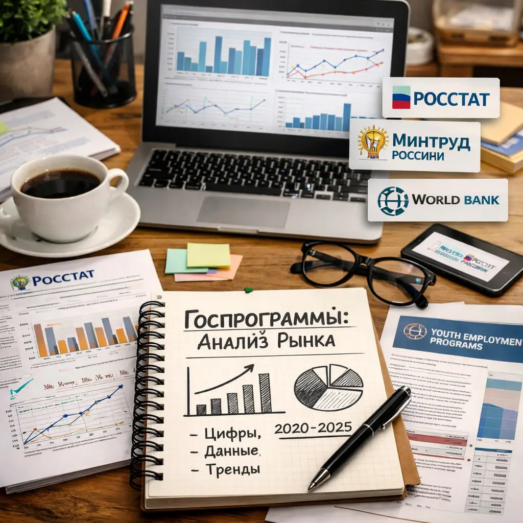 📊 Уже неделю глубоко изучаю рынок государственных программ поддержки занятости и развития молодёжи | Сетка — социальная сеть от hh.ru