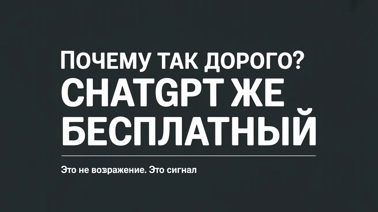 «Почему так дорого? ChatGPT же бесплатный» | Сетка — социальная сеть от hh.ru