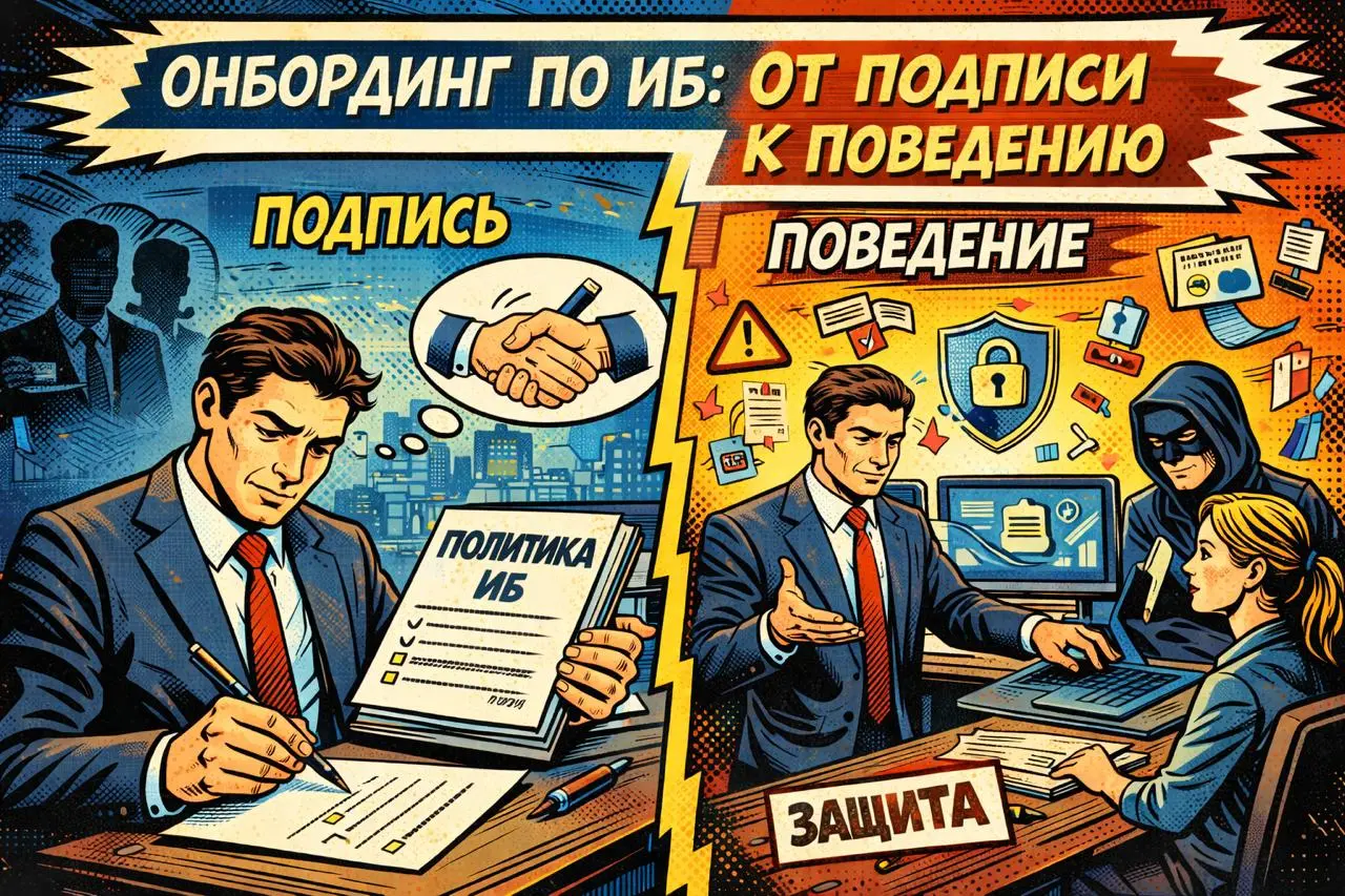 Онбординг по ИБ: от подписи к поведению
Новые сотрудники - одно из самых уязвимых звеньев в системе безопасности. Но уязвимость здесь не в том, что человек плохой или невнимательный | Сетка — социальная сеть от hh.ru