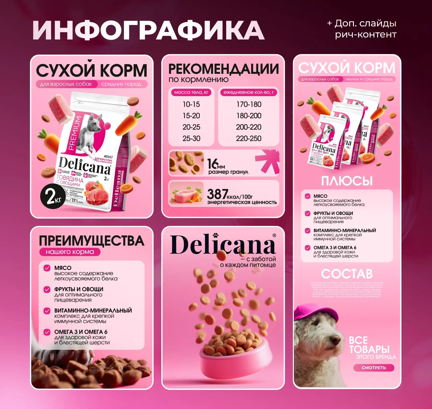 Инфографика | Корм для питомцев 🐾 | Сетка — социальная сеть от hh.ru