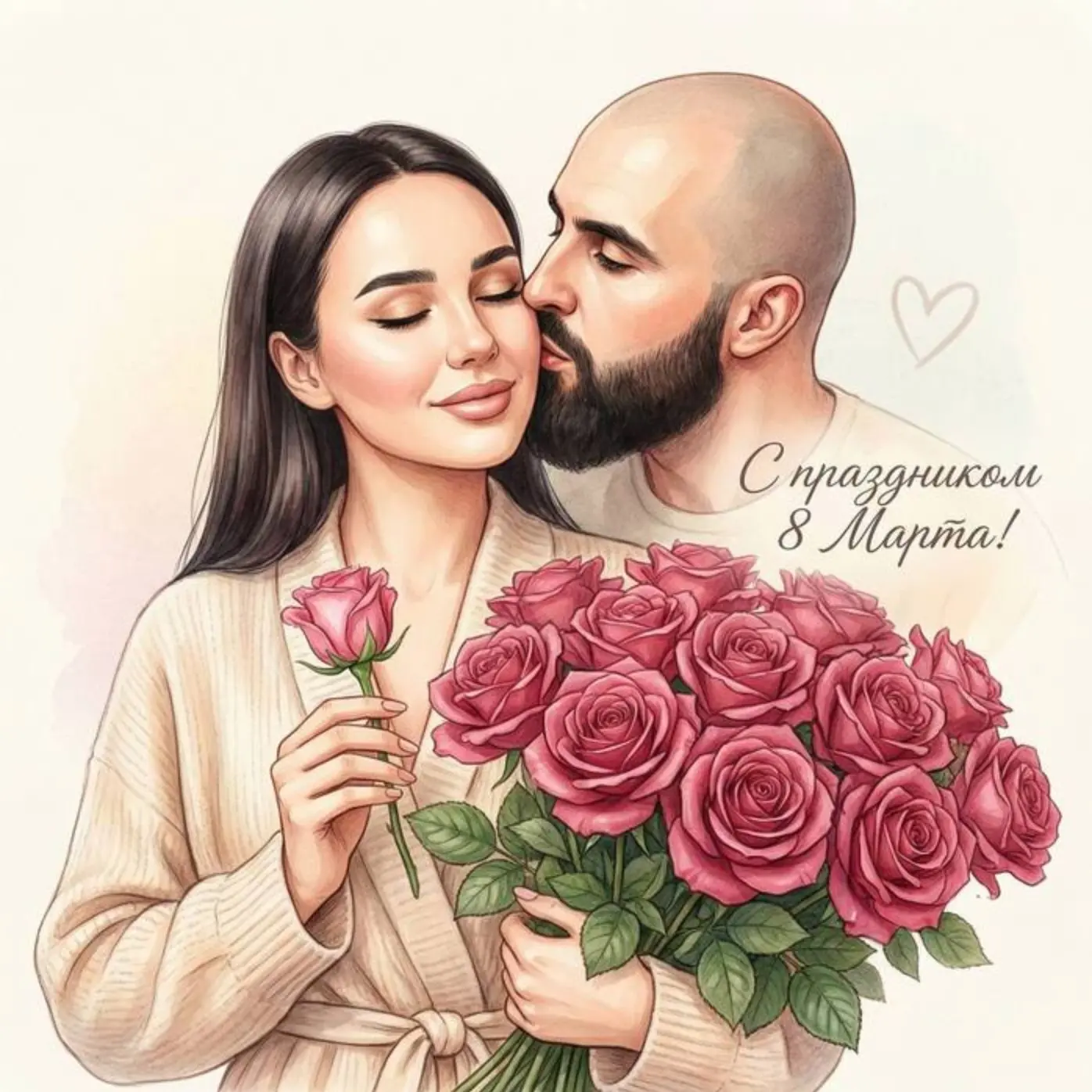 Как сделать уникальную открытку к 8 Марта из своей фотографи | Сетка — социальная сеть от hh.ru