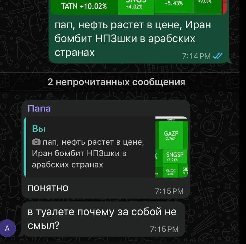 Немного юмора!
Начинающий трейдер увлёкся инвестициями, но забыл о самом главном. | Сетка — социальная сеть от hh.ru
