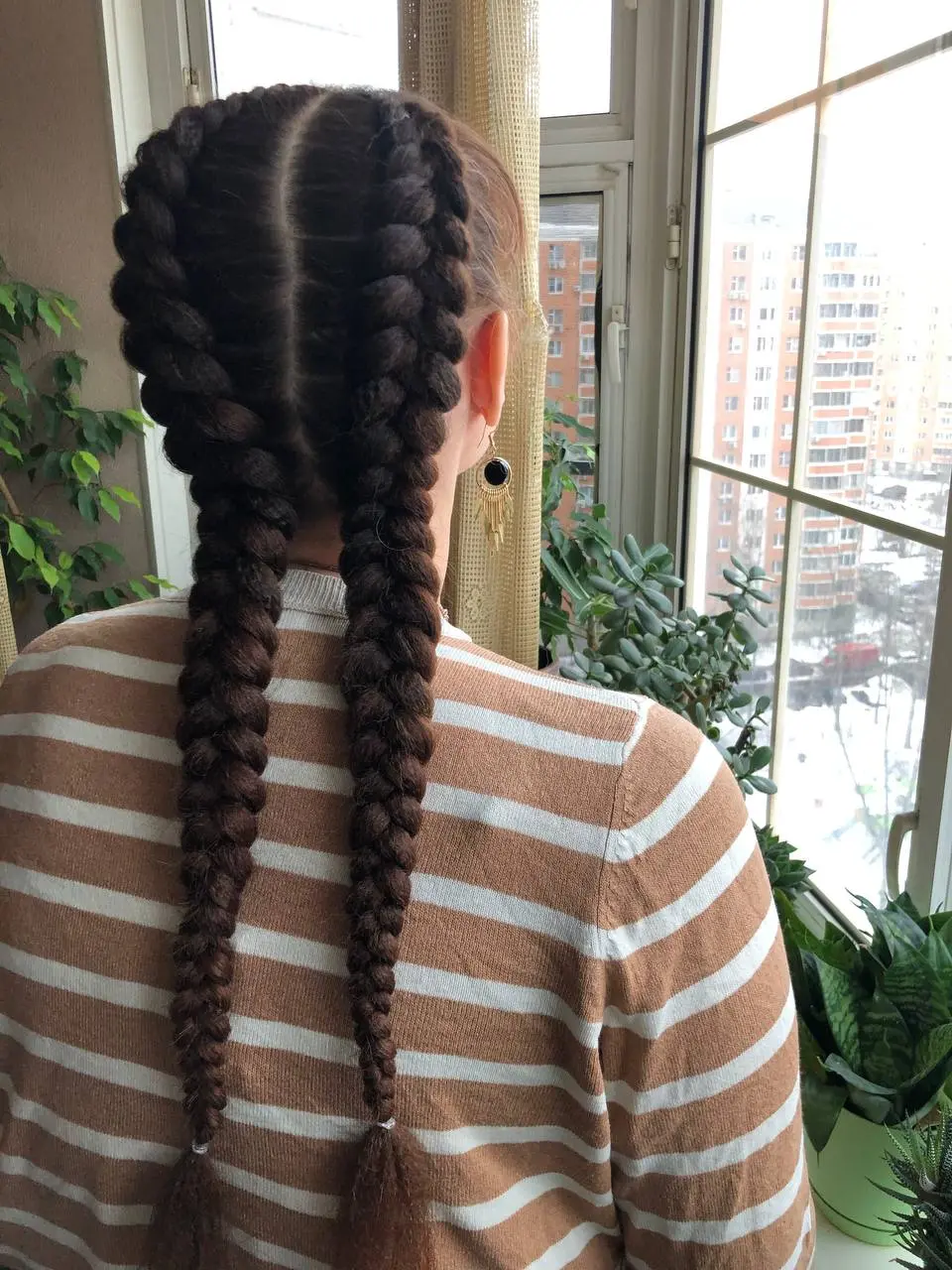 Сегодня заплели косы гофре👏 пушистые и объемные из своих волос🔥 | Сетка — социальная сеть от hh.ru