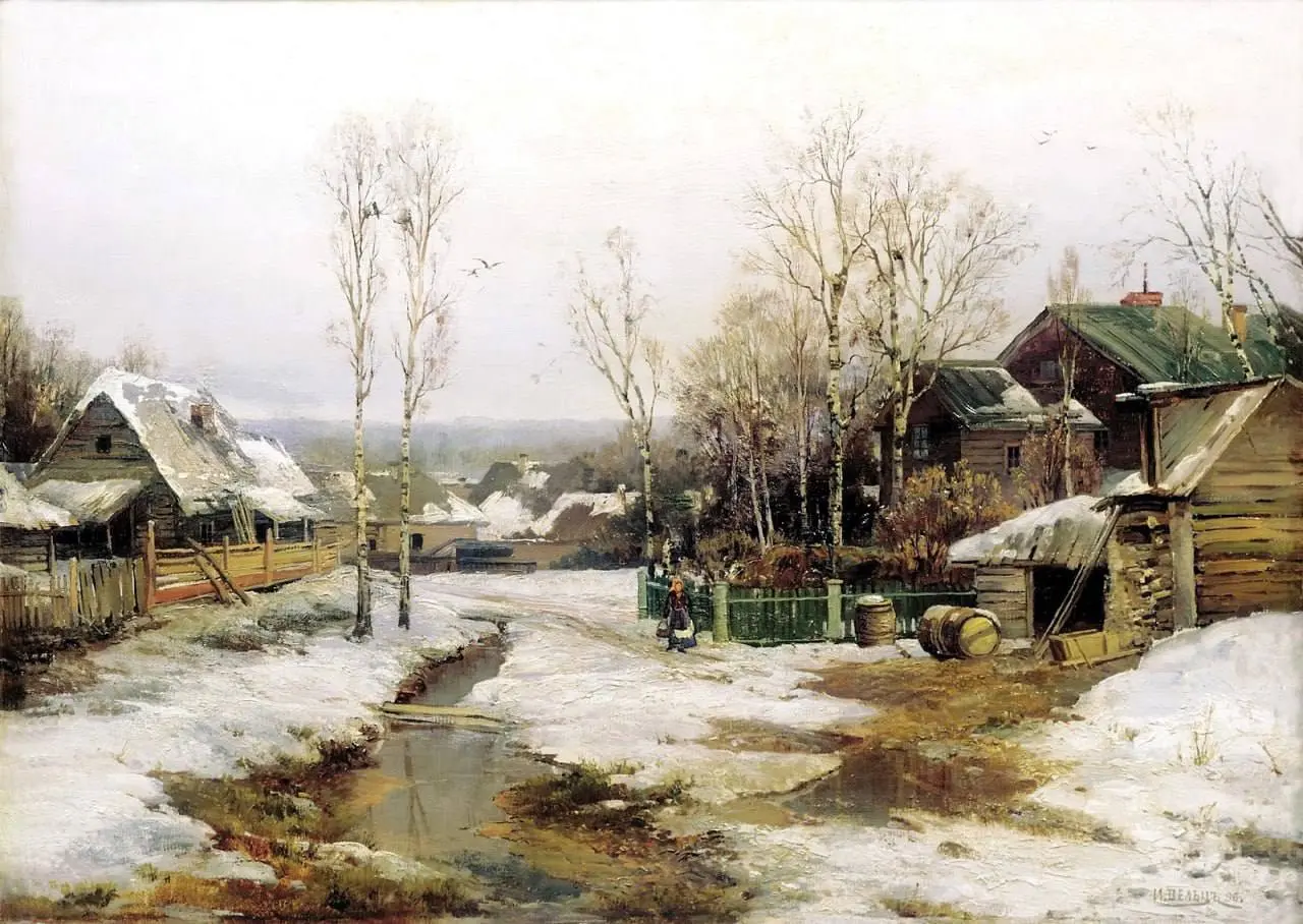 “Весной в окрестностях Петербурга”Иван Августович Вельц(1896)
Вельц был мастером русской пейзажной школы конца XIX века | Сетка — социальная сеть от hh.ru