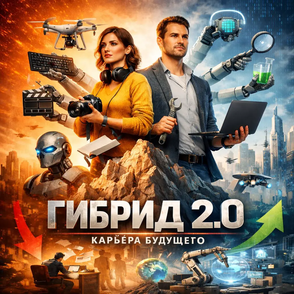 🚇 Гибрид 2.0: почему ваша карьера больше не будет прежней и что с этим делать.
Помните, как раньше? Одна профессия, один диплом — и ты царь горы. Сейчас это так же актуально, как пейджер | Сетка — социальная сеть от hh.ru