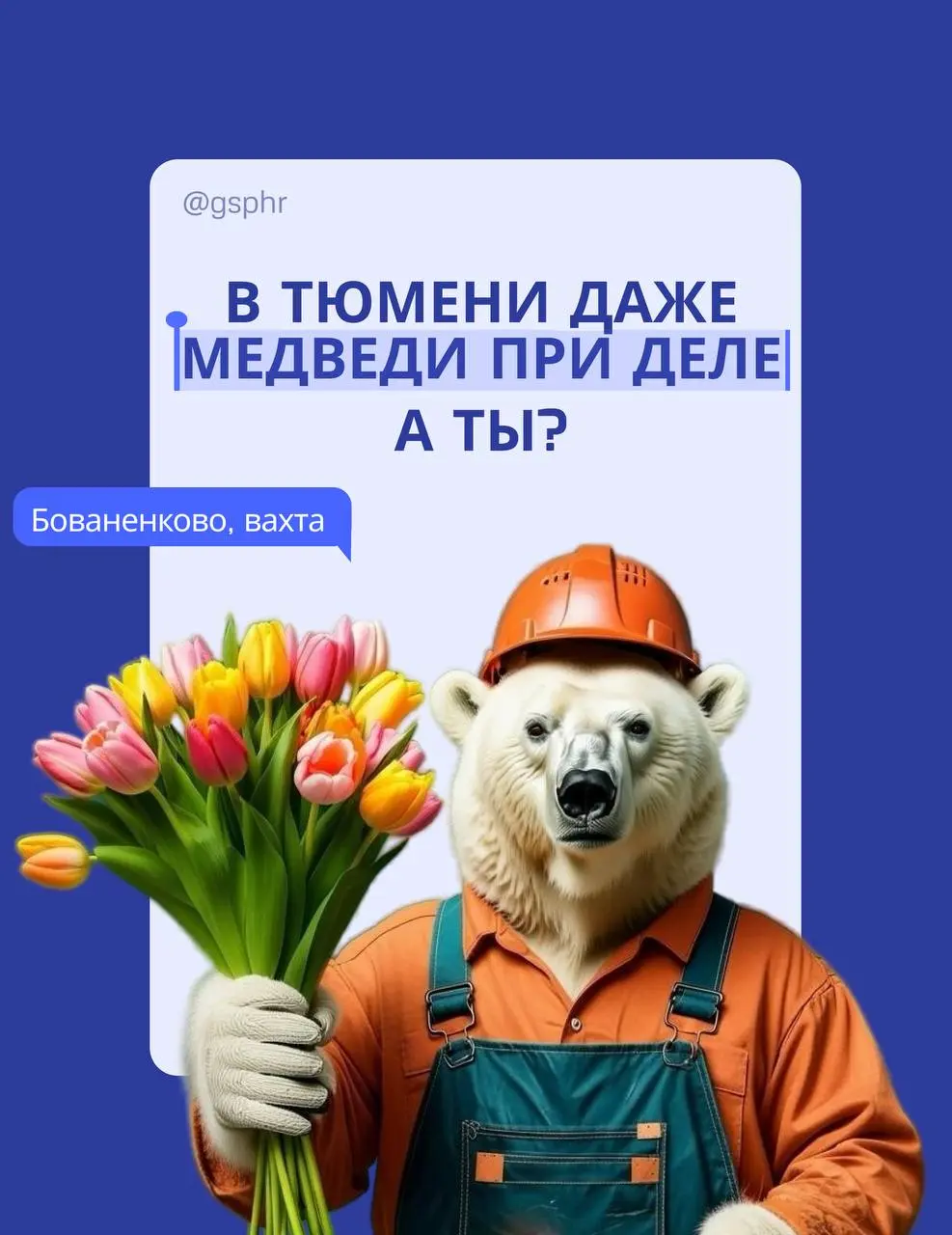 С наступающим праздником!
Дорогие девушки, коллеги, будущие покорительницы Севера! Пусть даже на вахте вас согревают забота и внимание, а дома ждут уют и цветы | Сетка — социальная сеть от hh.ru