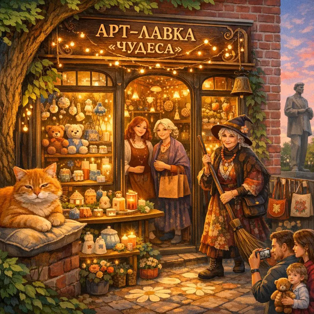 Там, где у дуба дремлет кот, а окна ловят закаты: Арт-Лавка «Чудеса» в сердце Нижнего Новгорода
https://dzen.ru/a/aaq3fHTufAei7pt8 | Сетка — социальная сеть от hh.ru