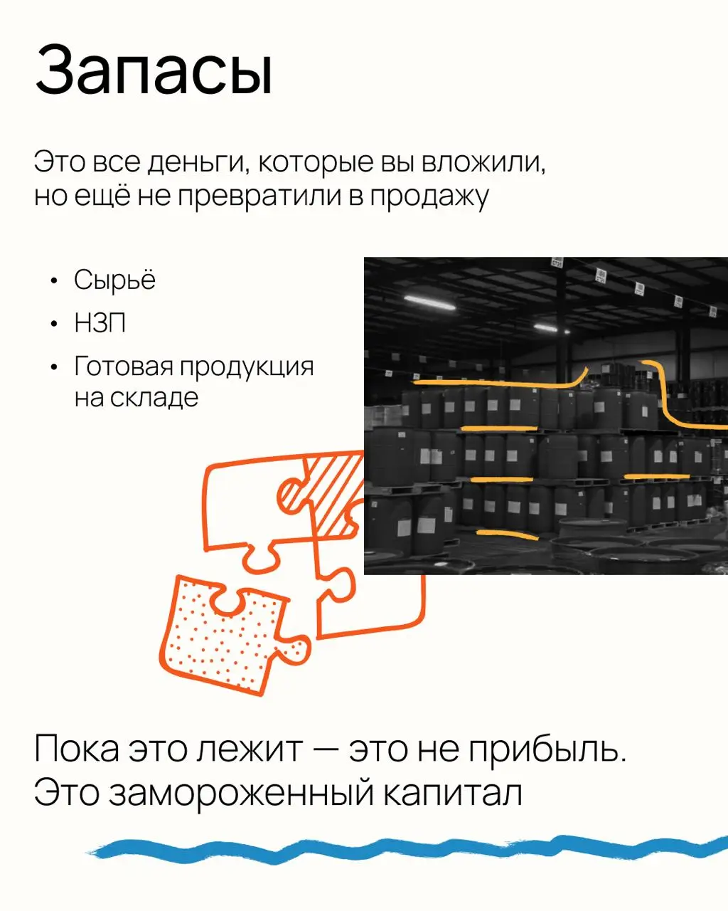 Вдохновившись идеями Элияху Голдратта, собрал карусель про три ключевых показателя, которые во многом определяют результат завода | Сетка — социальная сеть от hh.ru
