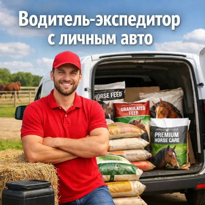 ВОДИТЕЛЬ-ЭКСПЕДИТОР НА ЛИЧНОМ АВТОМОБИЛЕ
От 100 000₽
компания по производству кормов для лошадей
• Москва
• Водители
• @uliance
В этом посте были ссылки, но мы их удалили по правилам Сетки | Сетка — социальная сеть от hh.ru