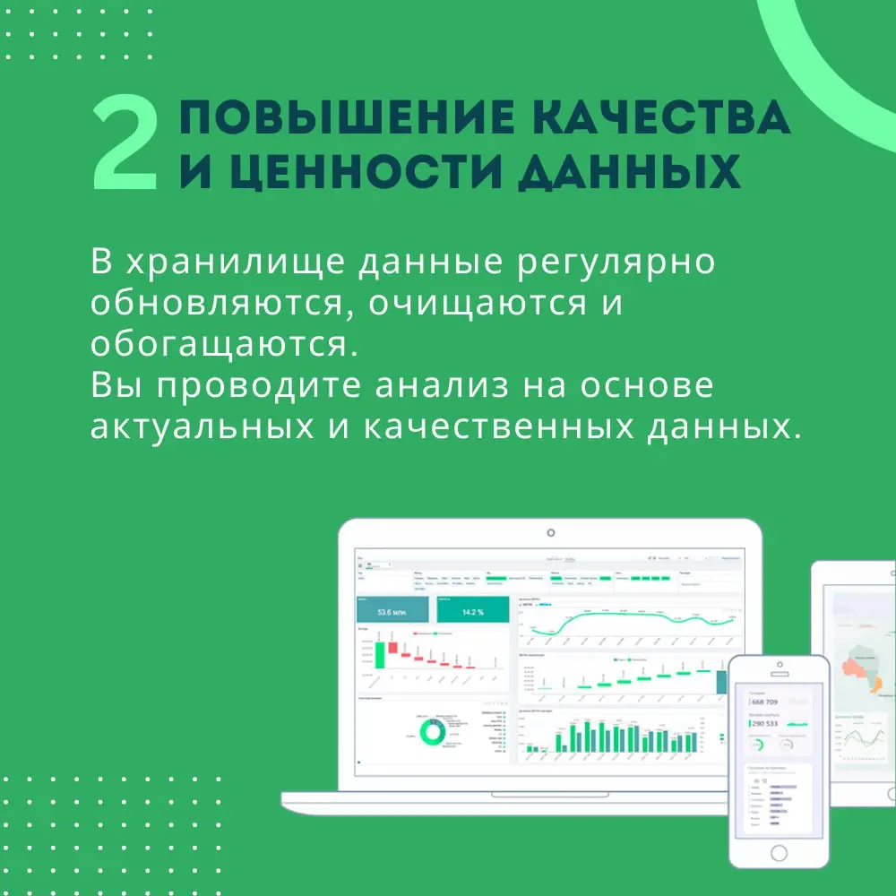 💚 Какие бизнес-задачи может решить корпоративное хранилище данных?
Выделили 7 причин, почему вам стоит внедрить DWH 🚀
Подробнее о том, чем хранилище может быть полезно бизнесу, и как оценить эффективн... | Сетка — социальная сеть от hh.ru