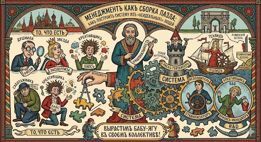 ​Менеджмент как сборка пазла. | Сетка — социальная сеть от hh.ru