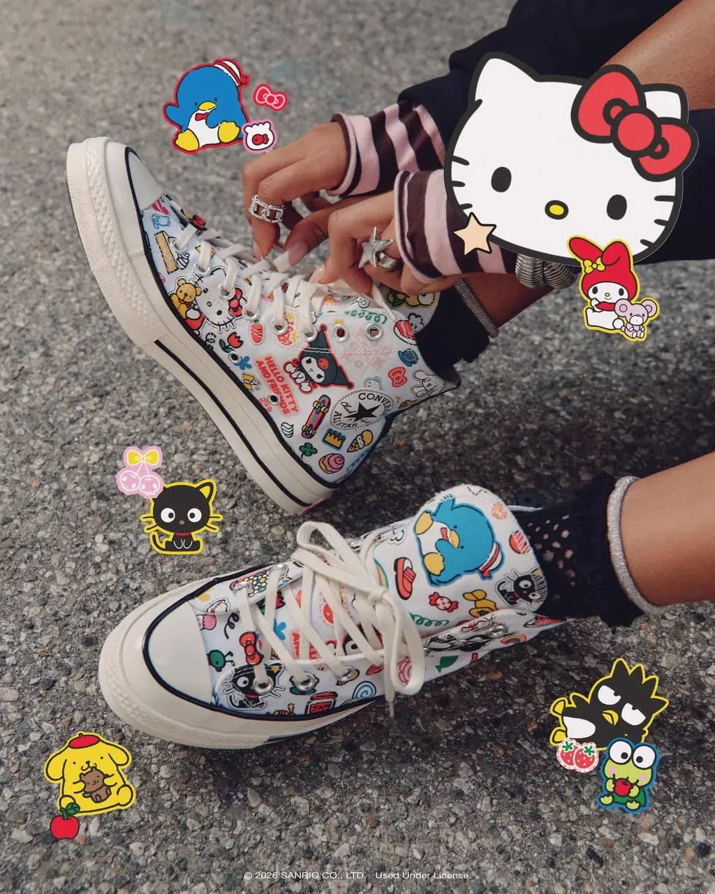 Converse заколлабился с Hello Kitty and friends и выкатил серию кедов | Сетка — социальная сеть от hh.ru
