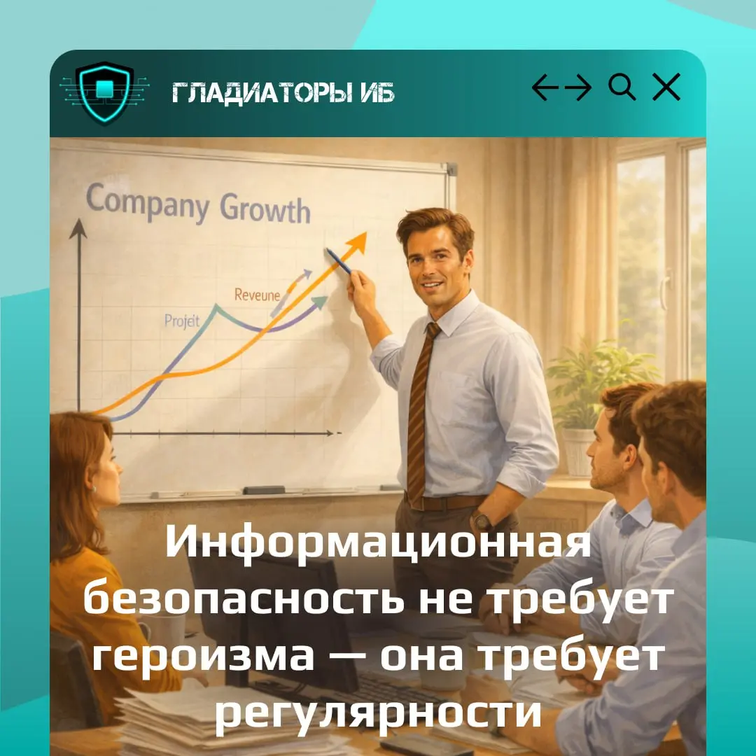 Большинство инцидентов происходят не из-за одной большой ошибки, а из-за накопленных мелочей:
▪️ забытые доступы
▪️ неактуальные резервные копии
▪️ решения «разберёмся потом»
ИБ редко становится срочн... | Сетка — социальная сеть от hh.ru