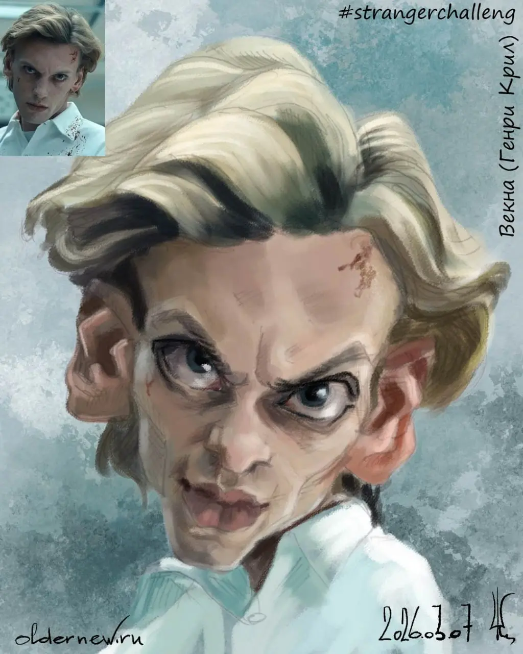 12 — Генри Крил (Векна) из вселенной "Очень странные дела".
В исполнении Джейми Кэмпбелл Бауэр (Jamie Campbell Bower).
Для марафона #strangerchalleng от @butovart
 | Сетка — социальная сеть от hh.ru