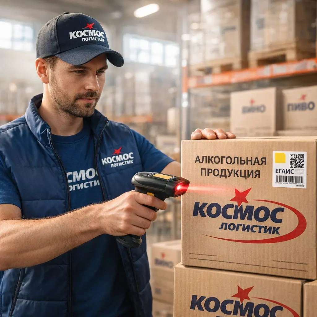 Как наладить работу с ЕГАИС
Для экономии на ЕГАИС храните товары на паллетах: в Космос Логистик это стоит от 25 р. в сутки. Автоматизируйте приемку через ТСД за 1 день, чтобы избежать штрафов | Сетка — социальная сеть от hh.ru