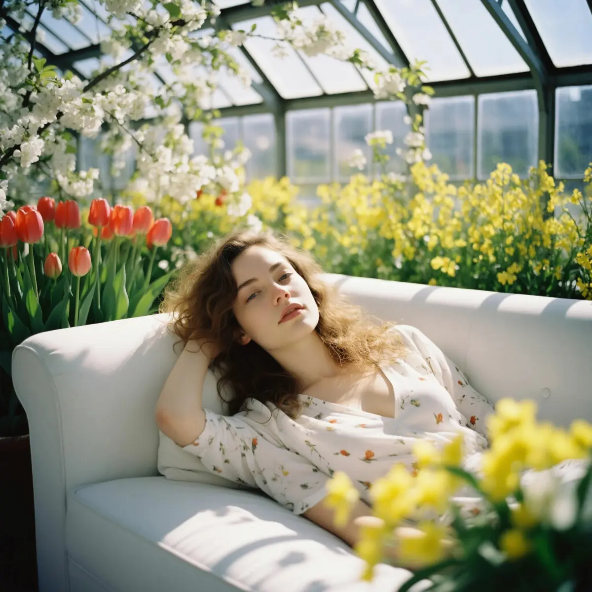 Решила сегодня поэкспериментировать с промптами — захотелось настоящей весны, плёночной, тёплой
Написала запрос: аналоговое фото, цвета Fuji с зеленоватыми тенями, лёгкое зерно, оптика 50 мм f/2 | Сетка — социальная сеть от hh.ru