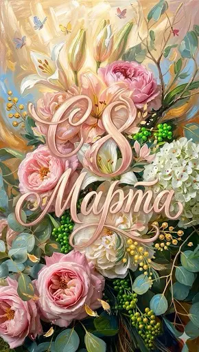 Дорогие девушки с Праздником вас! Счастья, добра и мира! | Сетка — социальная сеть от hh.ru