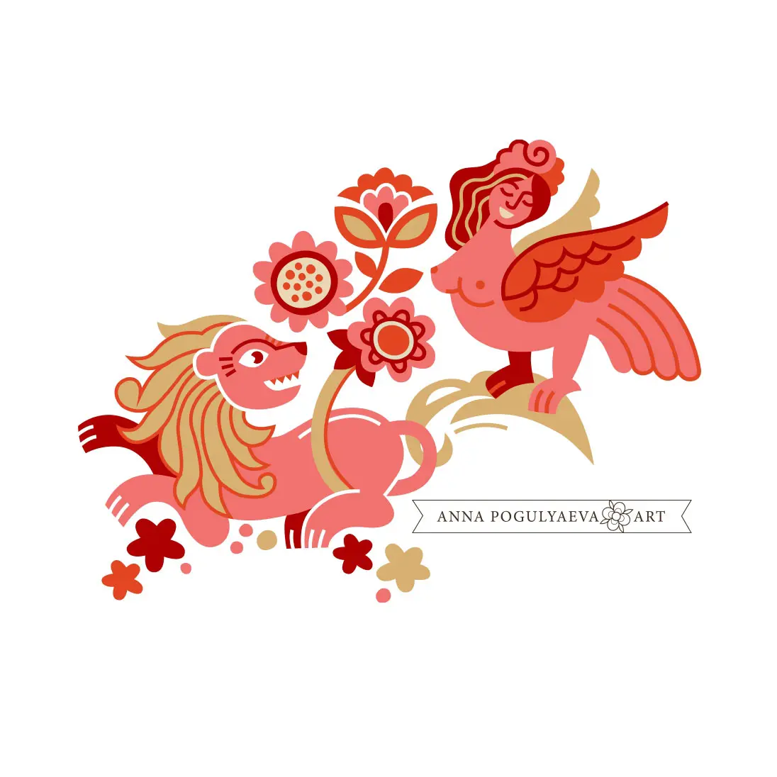 С праздником 8 марта! Векторная иллюстрация в русском стиле | Сетка — социальная сеть от hh.ru