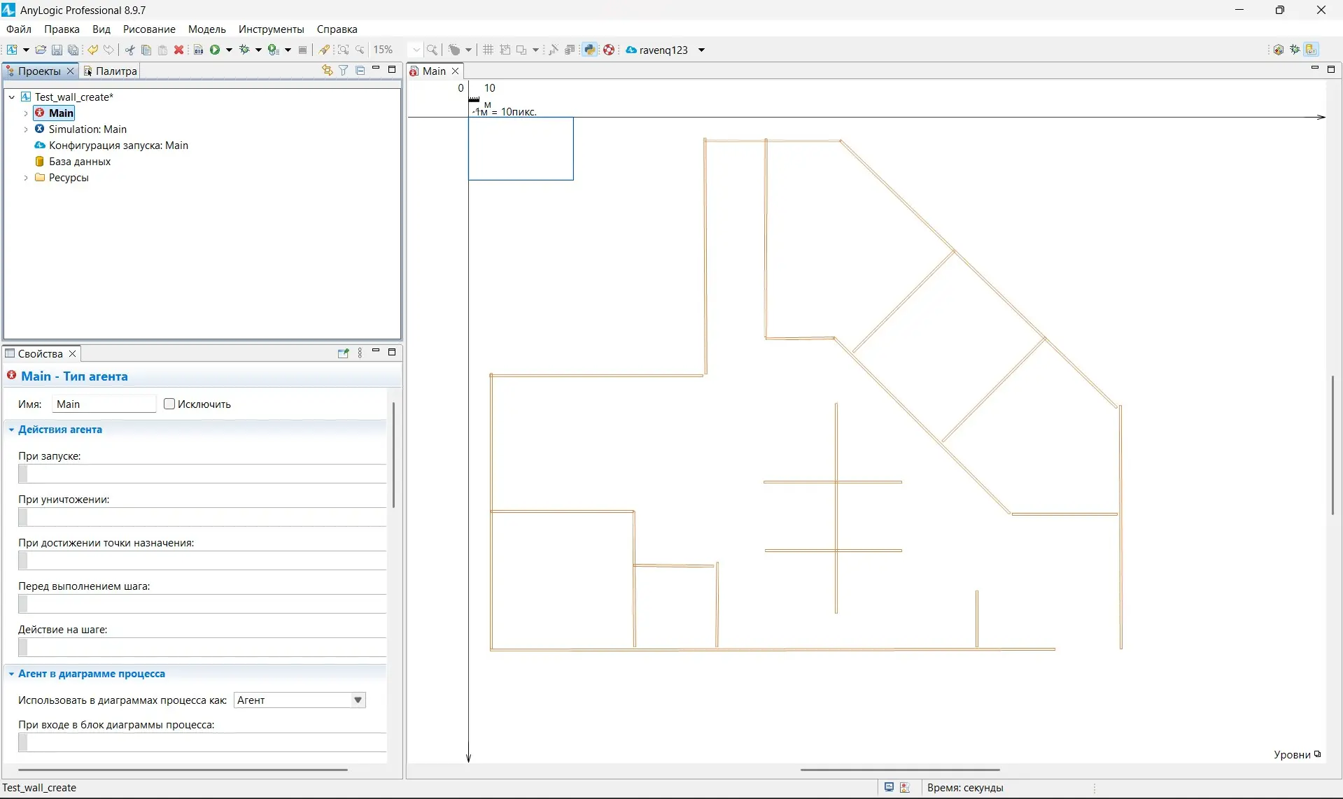 Я устал рисовать планы в AnyLogic руками | Сетка — социальная сеть от hh.ru